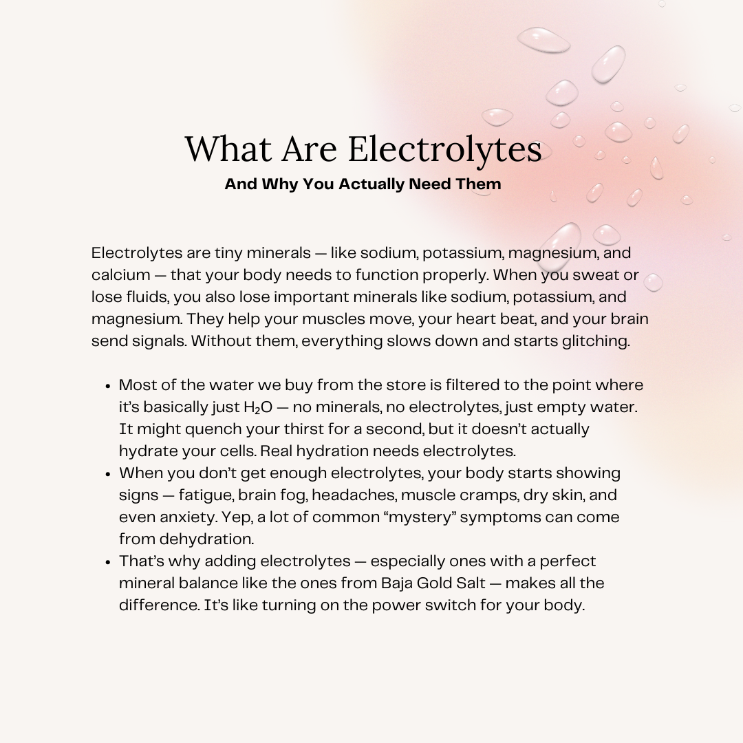 Electrolytes (With Baja Gold Salt)